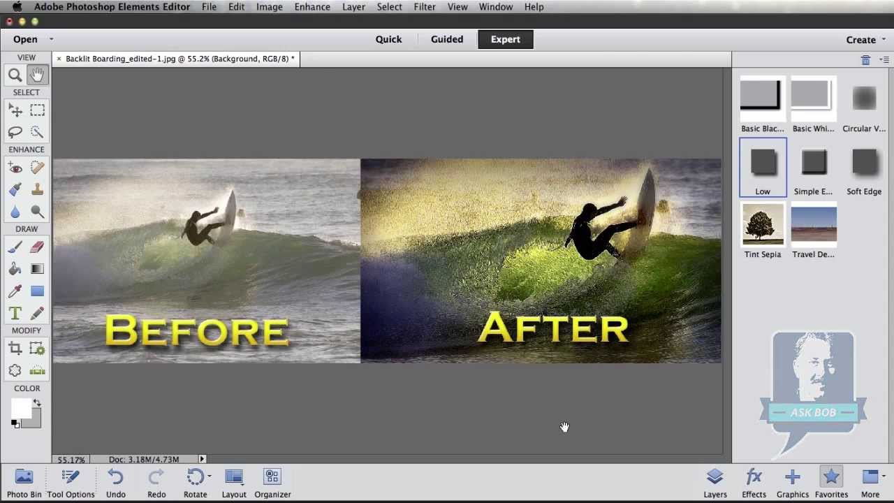 adobe photoshop elements 5.0 tutorials