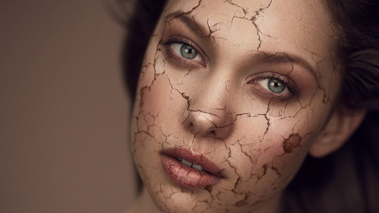 How To Create An Amazing Cracked Skin Effect In Photoshop LensVid