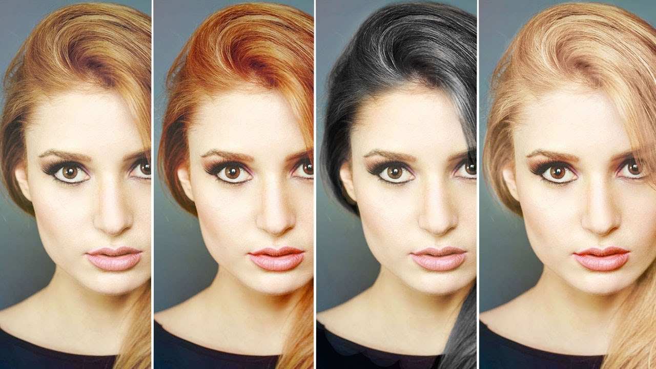 How To Change Hair Color In Photoshop