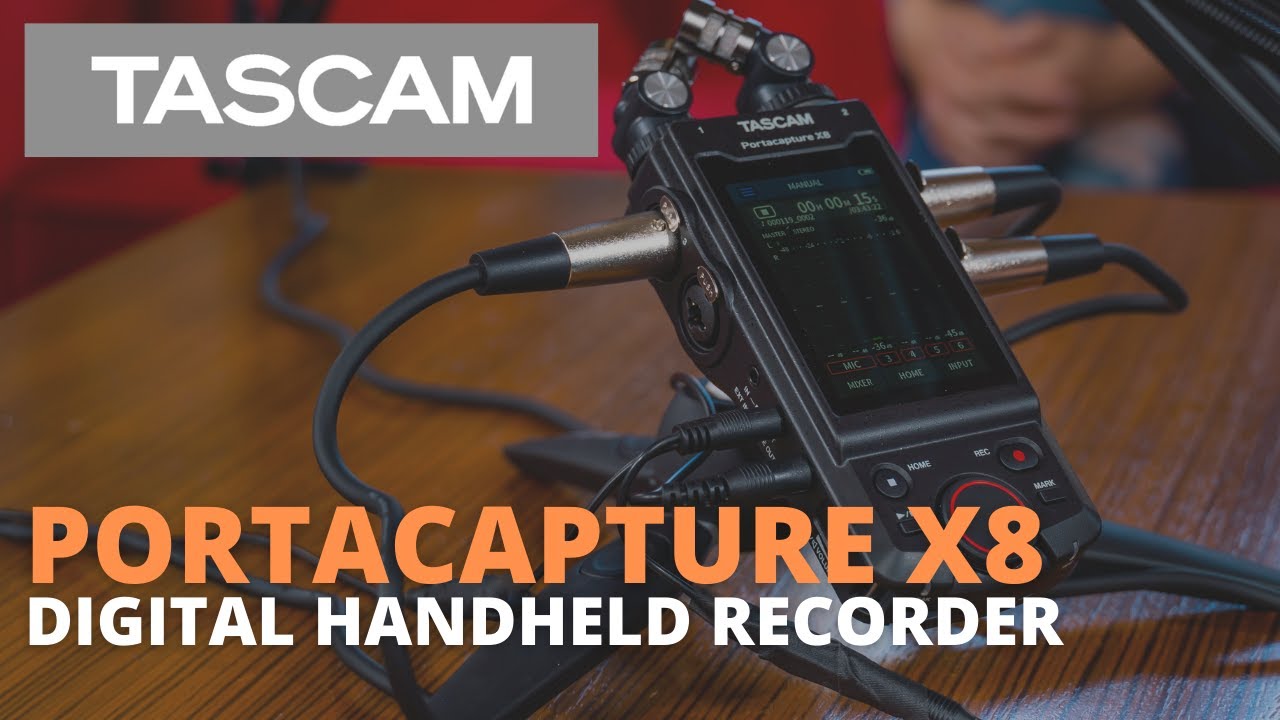 Tascam Portacapture X8 Field Recorder Lens Review